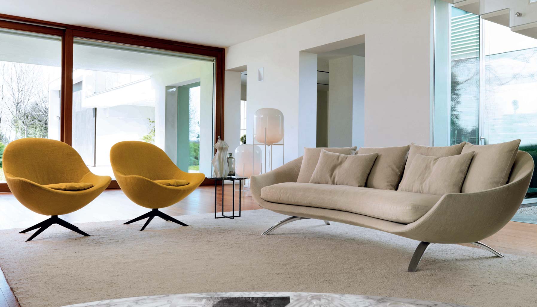 Enhance social interactions with Gruppo Euromobil’s Avi sofa