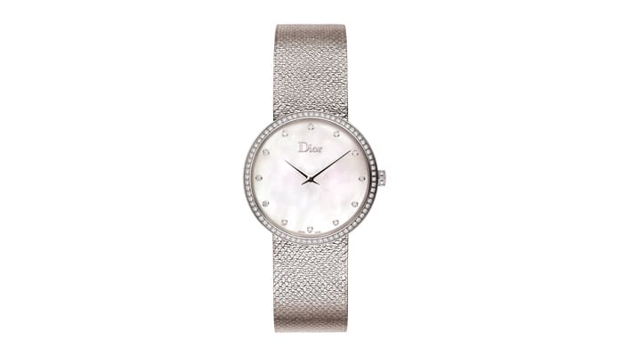 Dior Satine Cadran Nacre Blanche