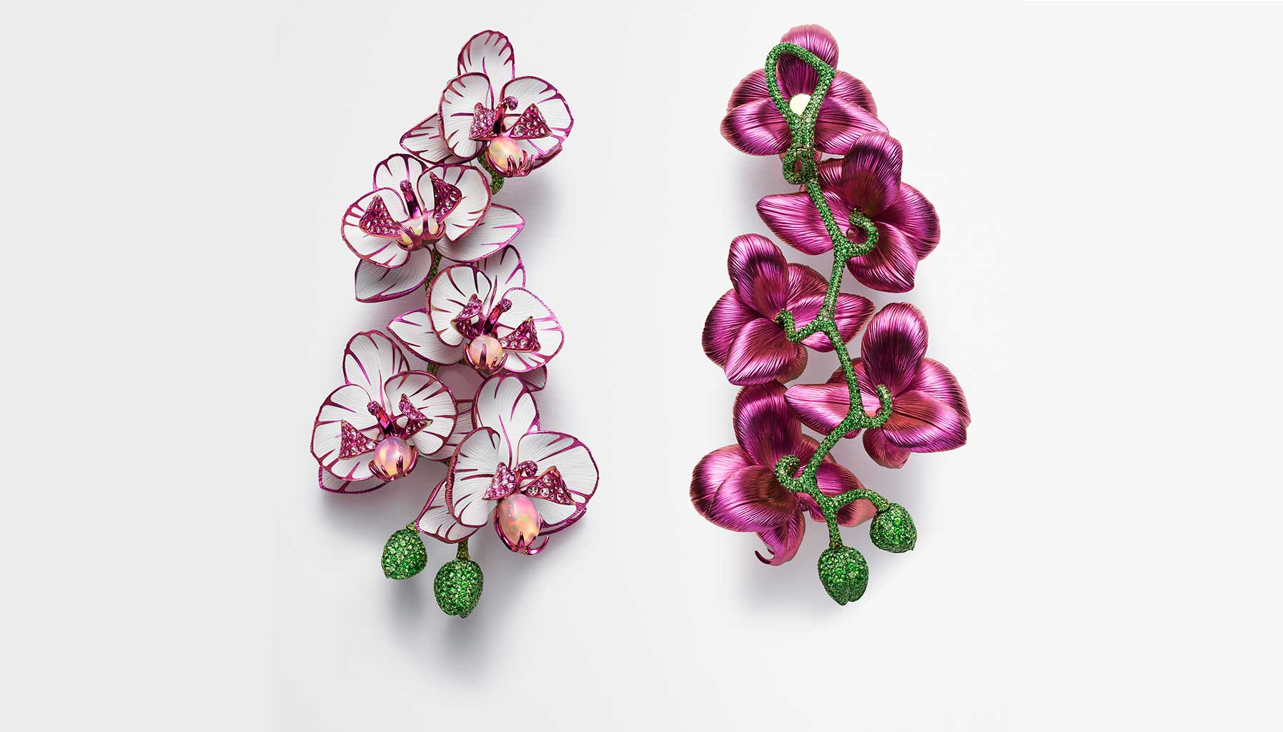 Chopard Red Carpet Collection 2018, Orchid Earrings