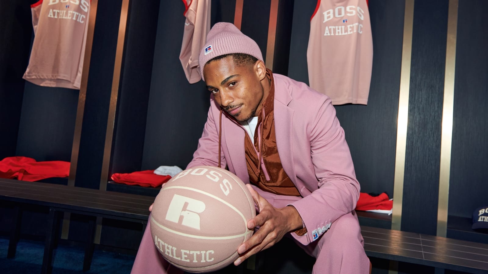 美品✨BOSS×RUSSEL ATHLETIC コラボ パーカ XS Hugo Boss and Russell Athletic Collab Features A Retro Take