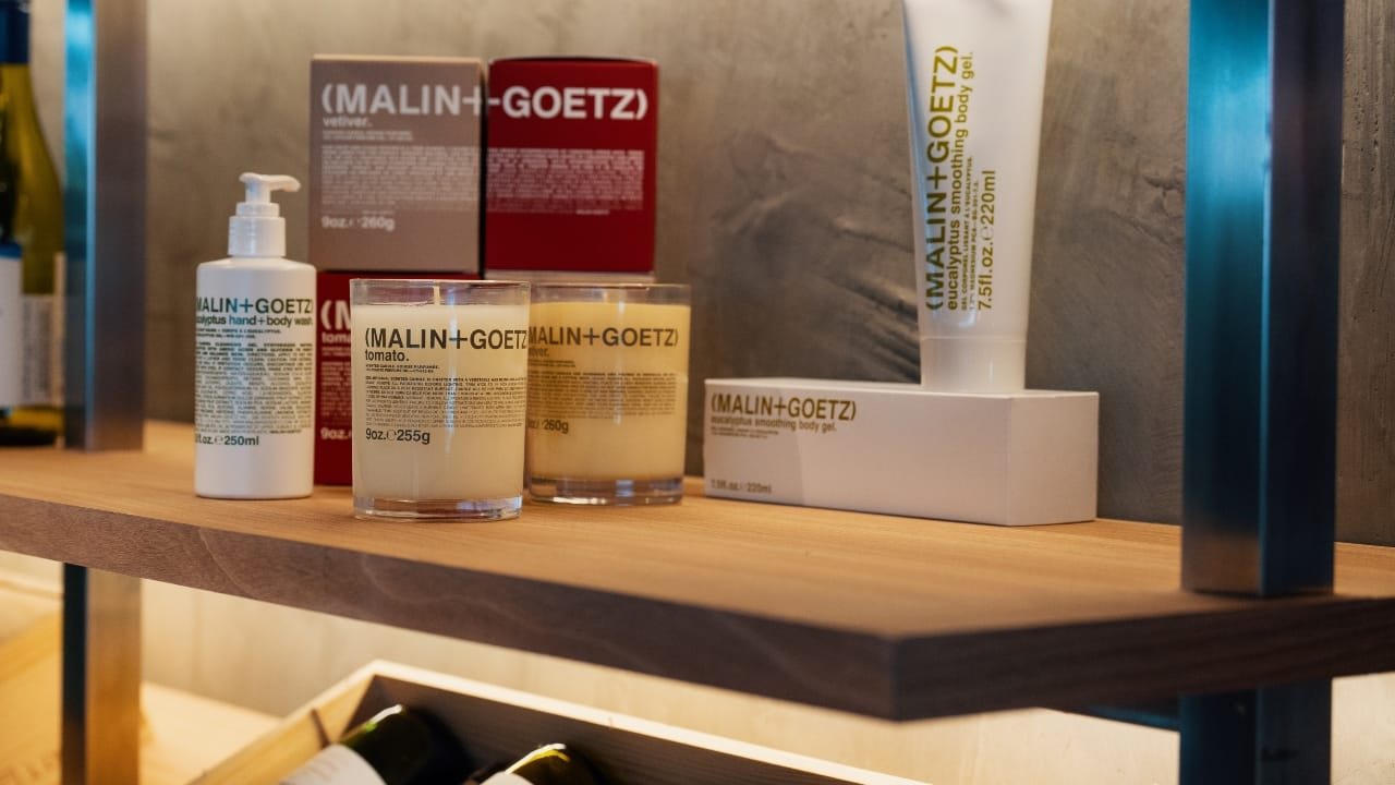 Event partners Malin + Goetz brought a New York vibe to the proceedings with a host of products including hand and body wash and scented candles.