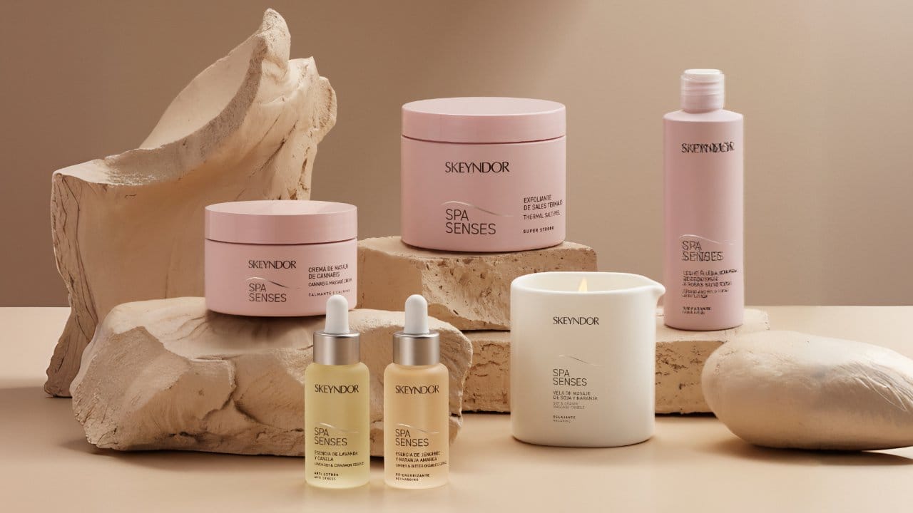 The full range of Skeyndor products available.
