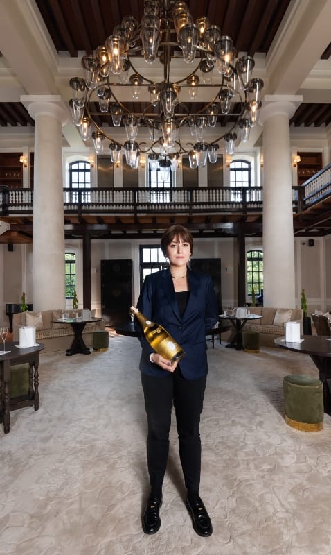 Emilie Zubra, Head Sommelier.
