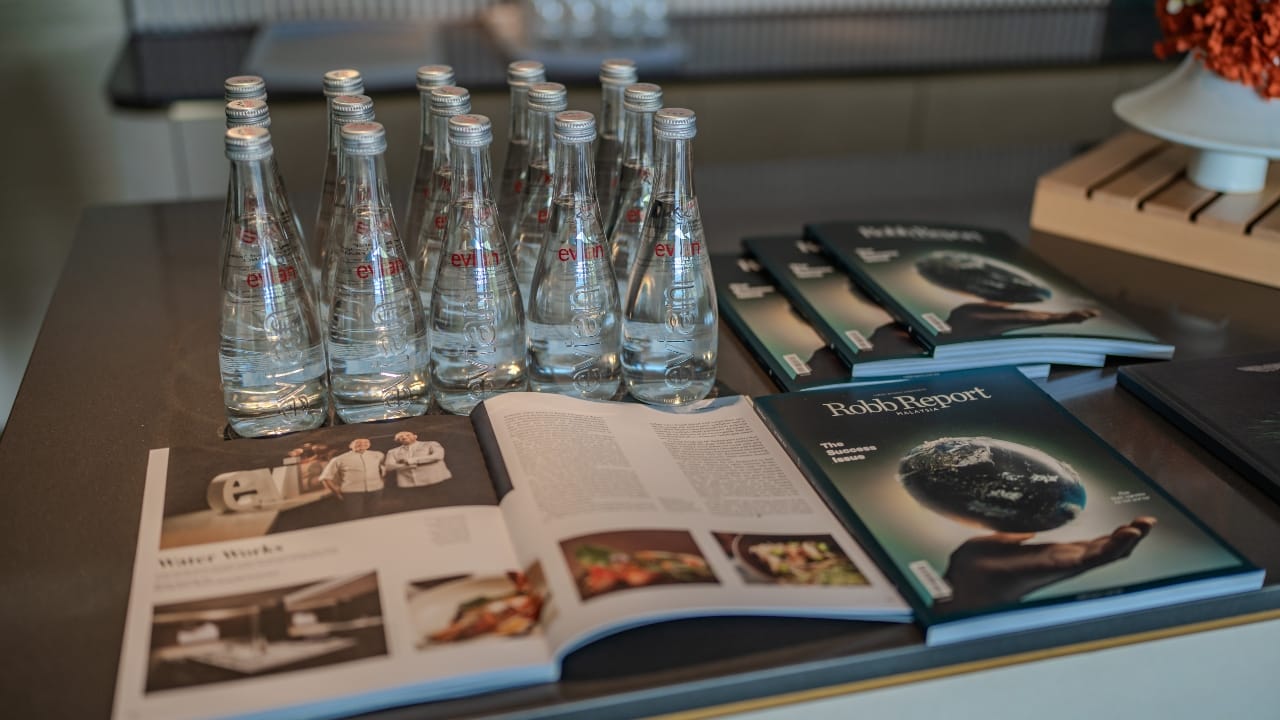 Evian’s sparkling natural mineral water served up refreshment and enjoyment in a bottle.