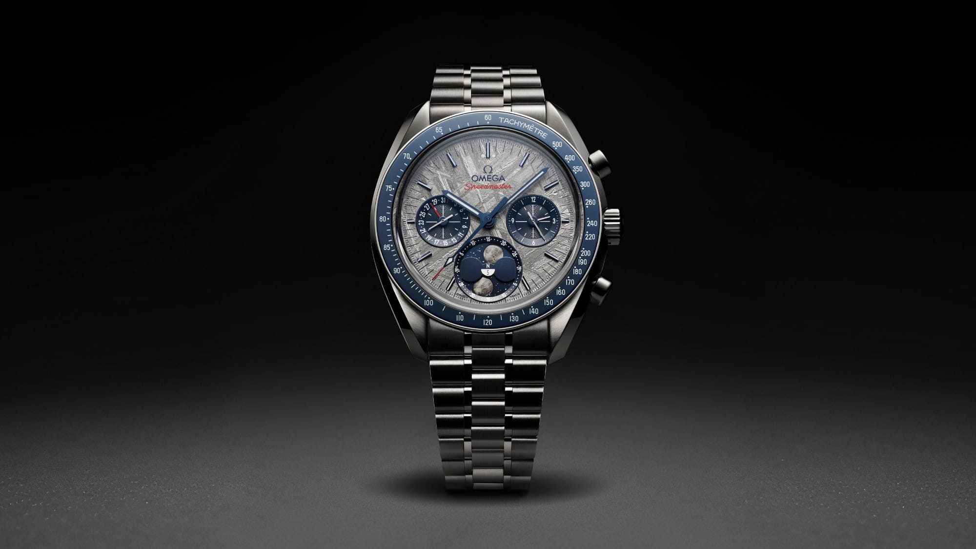 The Omega Speedmaster Moonphase Meteorite Brings A Touch Of