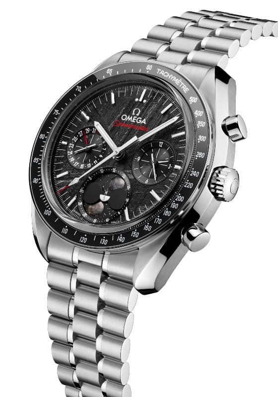 The Omega Speedmaster Moonphase Meteorite Brings A Touch Of